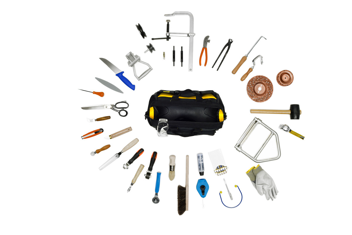 Werkzeugsatz für Textil-Gummifördergurten EP - Werkzeuge - Gummibandwerkzeuge